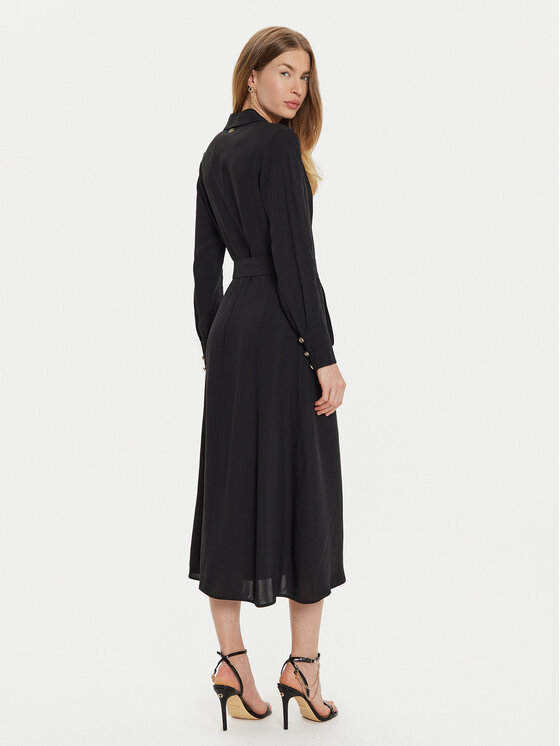 TWINSET TWINSET Haljina košulja 242TT2320 Crna Loose Fit