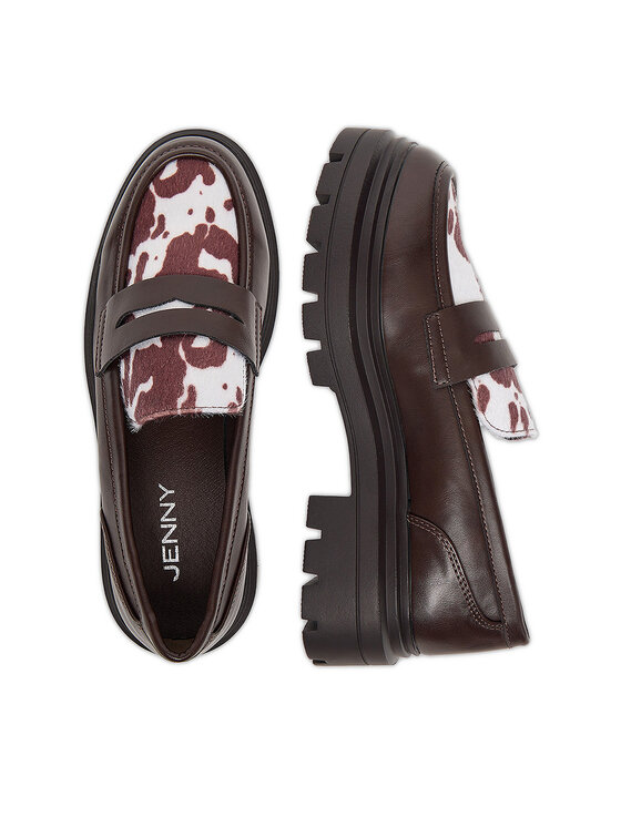 JENNY JENNY Loafersy CEO-HY25720-2 Hnědá