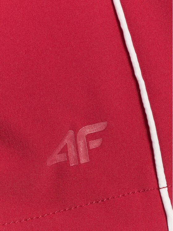 4F 4F Szorty plażowe AQUA FORCE Czerwony