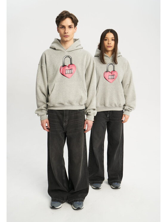 2005 2005 Bluza Charm Szary Oversize