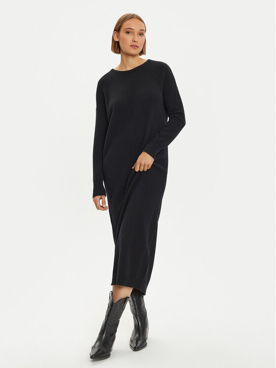 Liu Jo Liu Jo Φόρεμα υφασμάτινο WF4533 MS009 Μαύρο Regular Fit