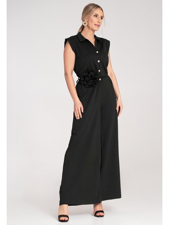 FIGL FIGL Kombinezon M1190 Czarny Regular Fit