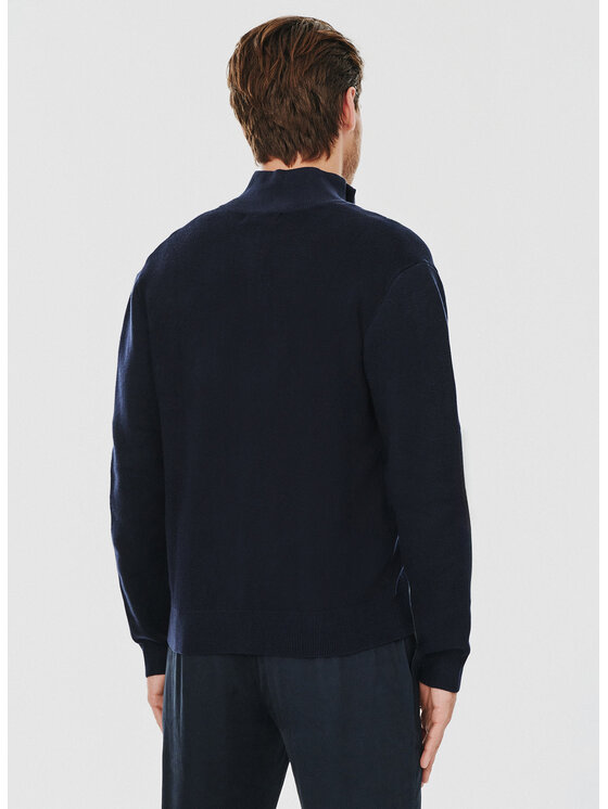 Pako Lorente Pako Lorente Sweter P24WF-2X-022 Granatowy Classic Fit