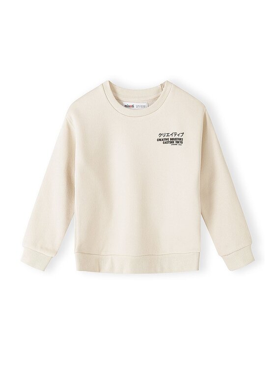 minoti minoti Komplet dresowy 33FLEECE220 Kremowy Cargo Fit