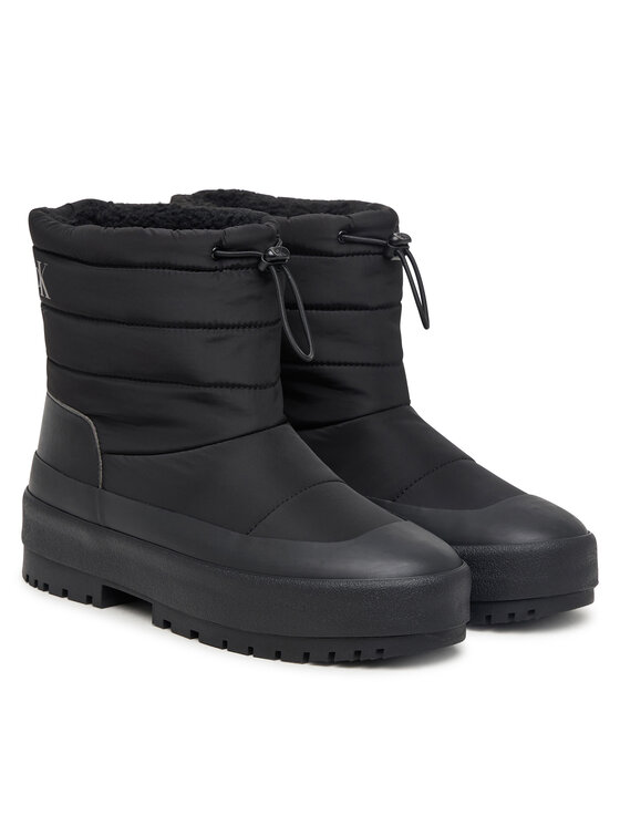 Calvin Klein Calvin Klein Stivali da neve Vulc Flatform Snowboot Nyl HW0HW03245 Nero