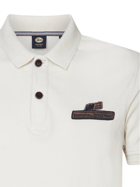 Petrol Industries Petrol Industries Tricou polo M-1050-POL946 Écru Regular Fit