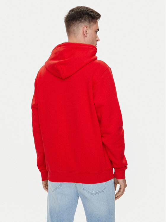Tommy Jeans Tommy Jeans Felpa Linear Logo DM0DM17985 Rosso Regular Fit