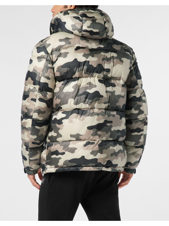 Plein Sport Plein Sport Giubbotto piumino 28313 Nero Regular Fit