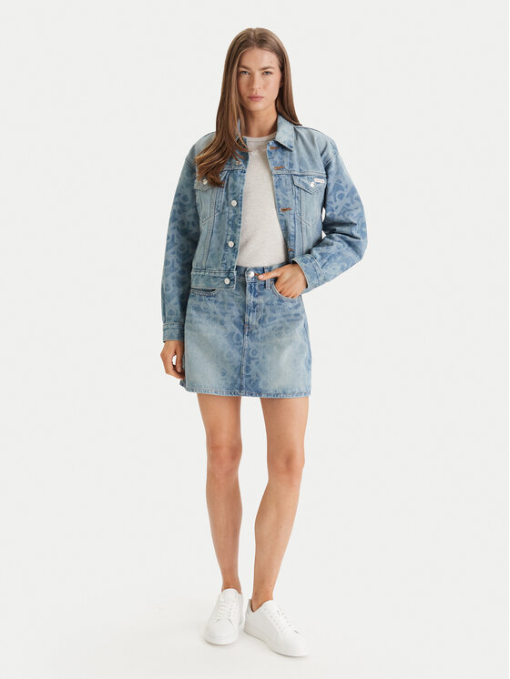 Calvin Klein Jeans Calvin Klein Jeans Jeansová bunda LV047F677G Modrá Regular Fit