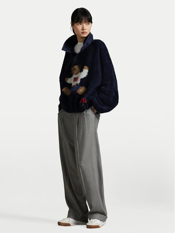 Polo Ralph Lauren Polo Ralph Lauren Флісовий реглан 211971768001 Cиній Relaxed Fit