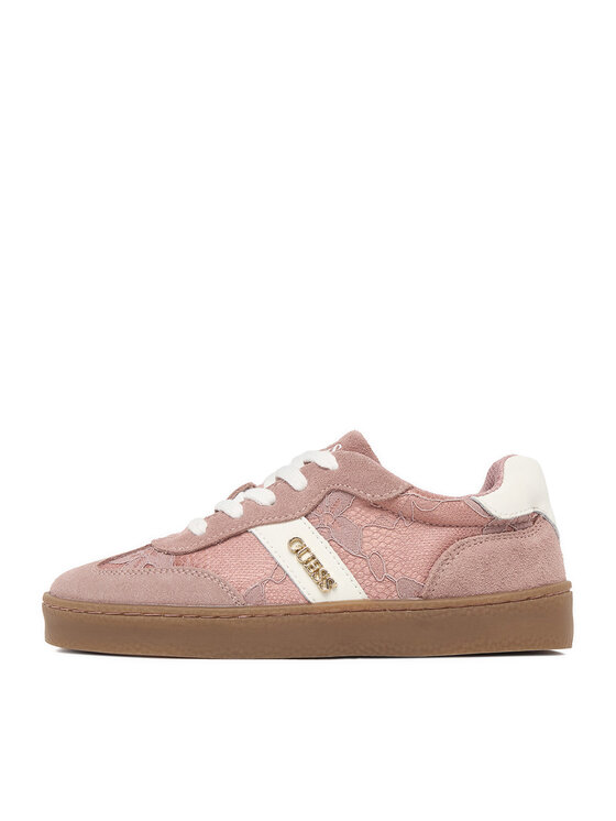Guess Guess Sneakersy CEO-AVO-LACE Różowy