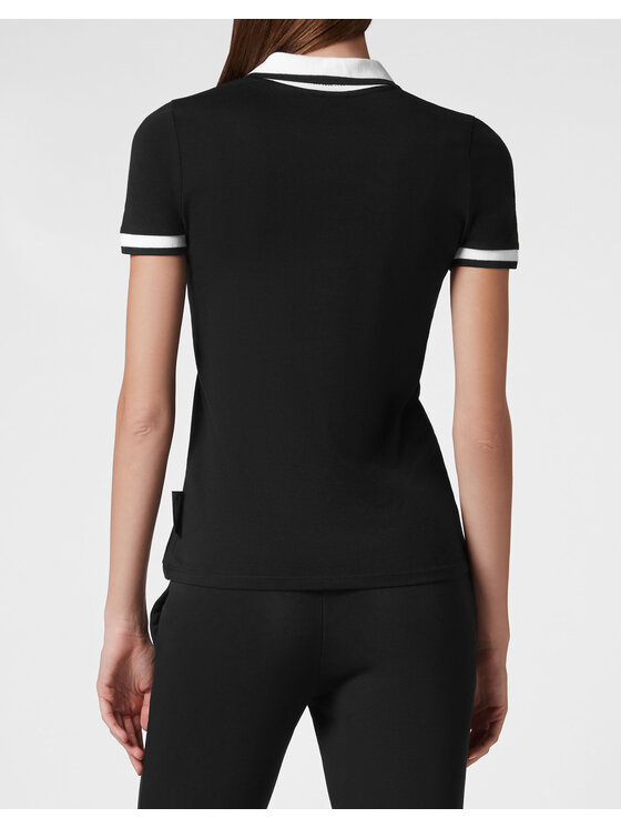 Plein Sport Plein Sport Polo 8255 Czarny Regular Fit