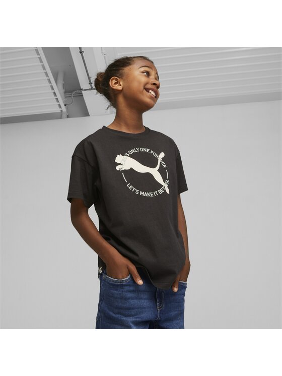 Puma Puma T-Shirt 676382 Czarny Regular Fit