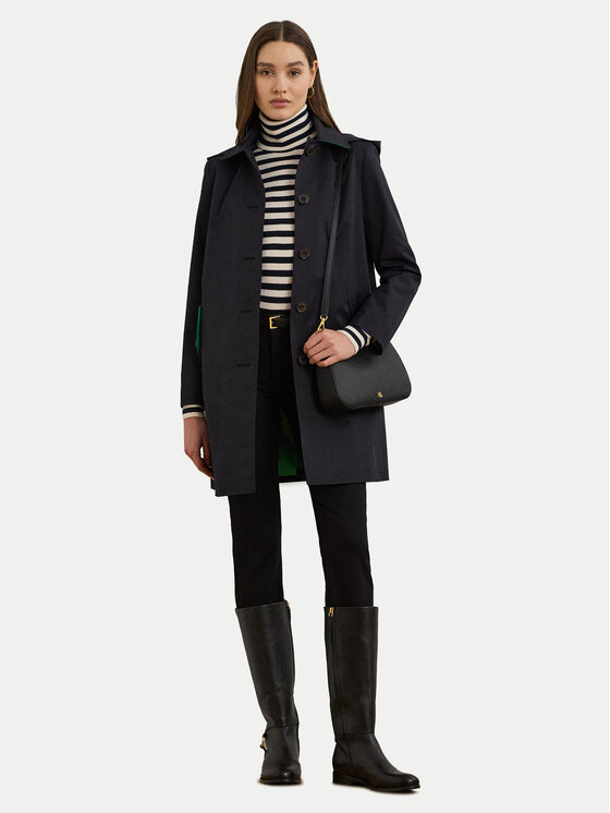 LAUREN RALPH LAUREN LAUREN RALPH LAUREN Demisezoninis paltas 297967121005 Tamsiai mėlyna Straight Fit