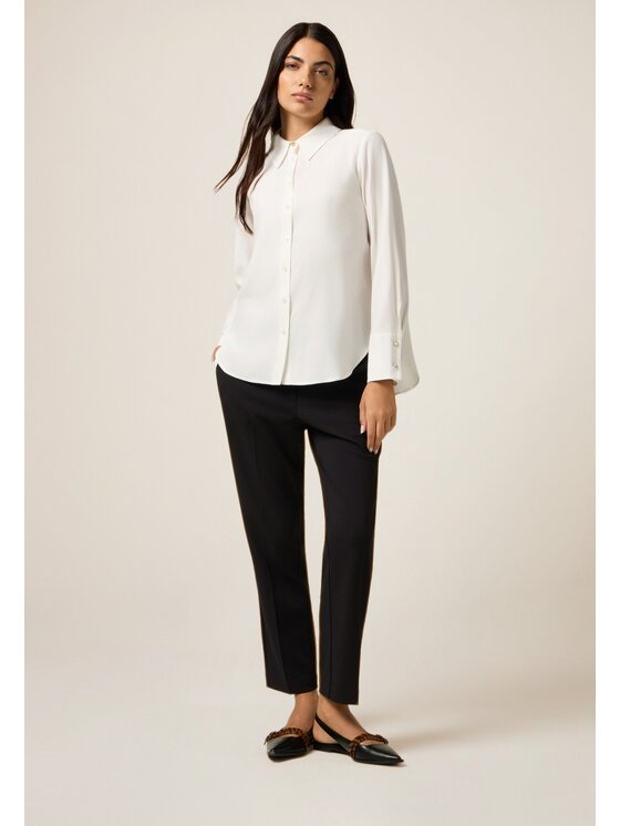 Oltre Oltre Koszula 5112R003017N011 Biały Regular Fit