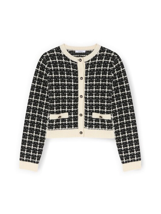 Motivi Motivi Cardigan M087W003776N0Z3 Nero Regular Fit