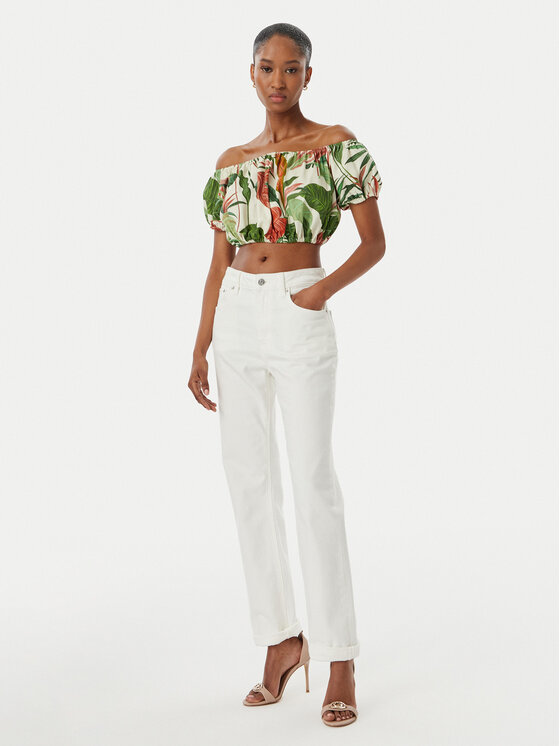 Guess Guess Särkpluus W6GHA1 W2447 Roheline Regular Fit