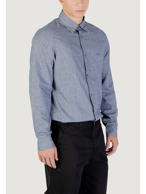 Armani Exchange Armani Exchange Camicia XM001147 AF16610 Blu Casual Fit