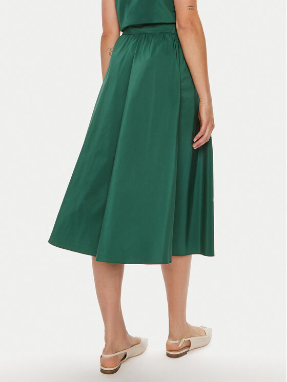Weekend Max Mara Weekend Max Mara Spódnica plisowana Zarda 2425106051 Zielony Regular Fit