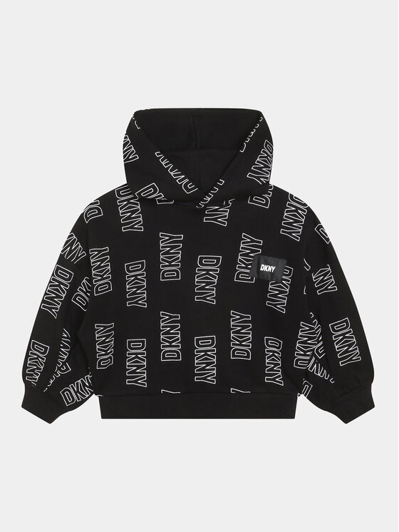 DKNY DKNY Sweatshirt D35T13 D Schwarz Regular Fit