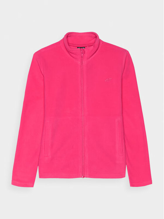 4F 4F Felpa di pile 4FJWMM00TFLEF261-55S Rosa Regular Fit
