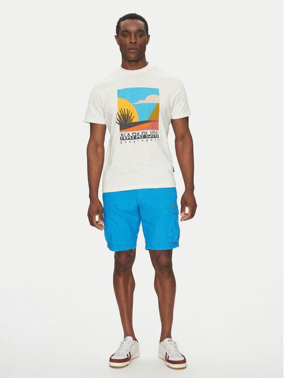 Napapijri Napapijri T-Shirt S-Arbia NP0A4IE3 Εκρού Regular Fit