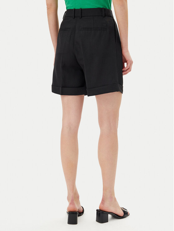 Tommy Hilfiger Tommy Hilfiger Šortky z materiálu WW0WW44767 Černá Regular Fit