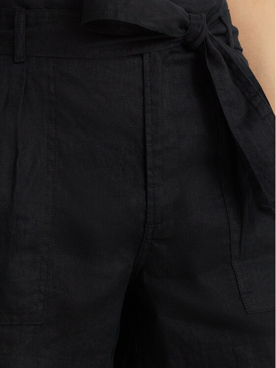 LAUREN RALPH LAUREN Lauren Ralph Lauren Szövet rövidnadrág 200862092001 Fekete Regular Fit