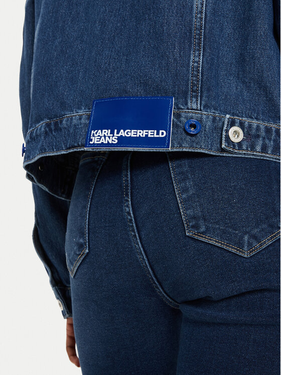 Karl Lagerfeld Jeans Karl Lagerfeld Jeans Kurtka jeansowa 240J1404 Niebieski Regular Fit