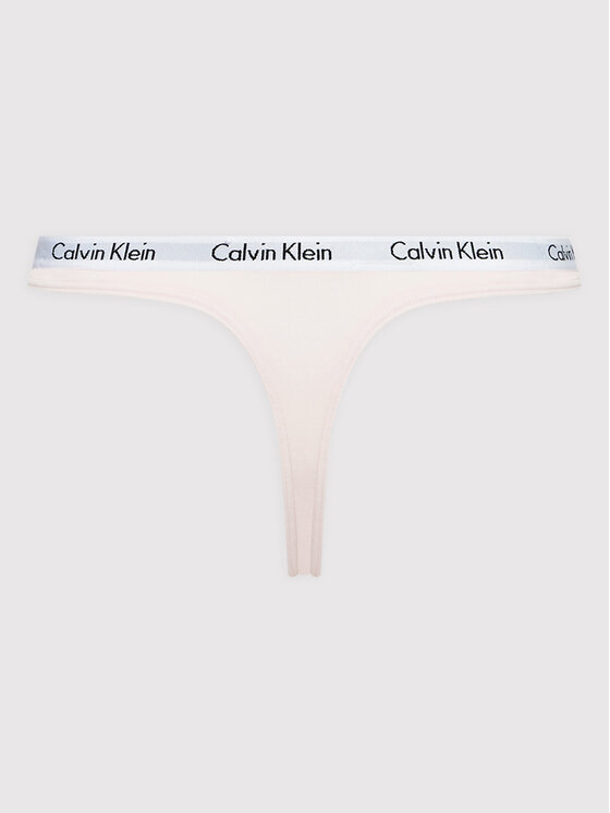 Calvin Klein Underwear Calvin Klein Underwear Stringi 0000D1617A Różowy
