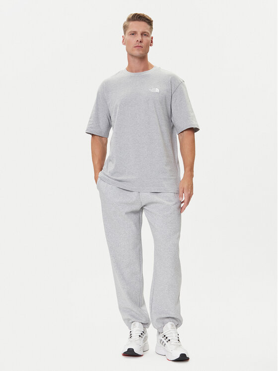 The North Face The North Face T-krekls Simple Dome NF0A87NR Pelēks Oversize