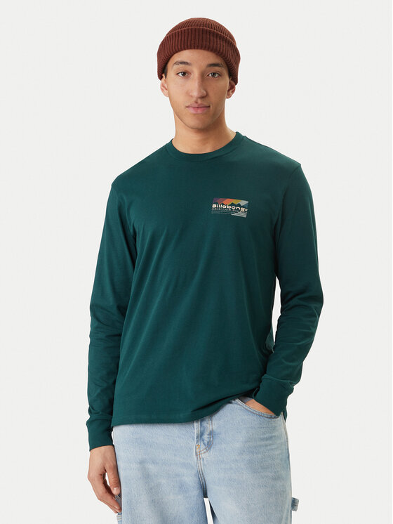 Billabong Billabong Longsleeve krekls Range EBYZT00391 Zaļš Regular Fit