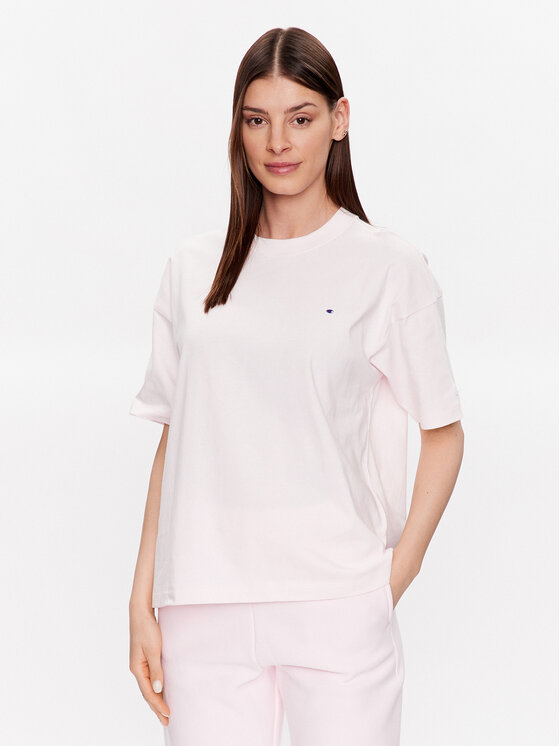 Champion T-shirt 116249 Rosa Oversize, taglia : S