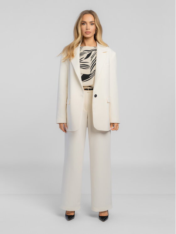 Salme Salme Oblek Adela Béžová Regular Fit