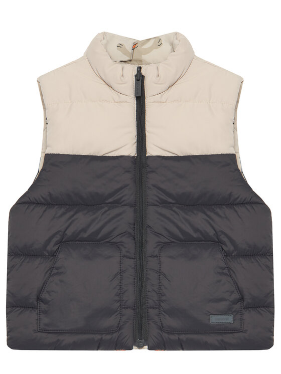 Mayoral Mayoral Vestă elegantă 2348 Bej Regular Fit