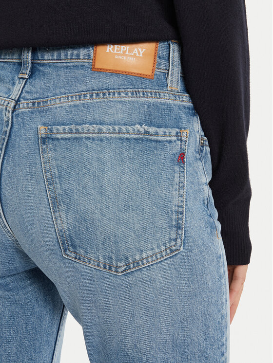 REPLAY Replay Farmer WB461 .000.809 715 Kék Straight Fit