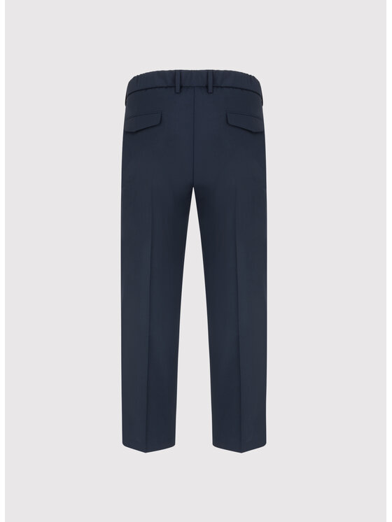Pako Lorente Pako Lorente Spodnie materiałowe P25SF-WX-013 Granatowy Classic Fit