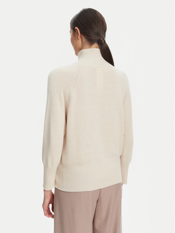 Marella Marella Krekls ar augstu apkakli Ismaele 2523366394 Bēšs Oversize