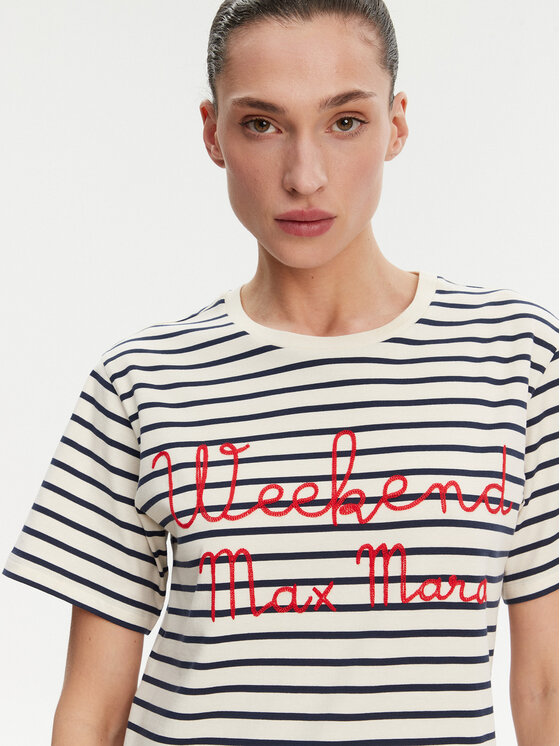 Weekend Max Mara Weekend Max Mara T-shirt Olga 2515971042 Blu scuro Regular Fit