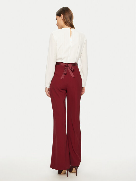 Rinascimento Rinascimento Jumpsuit CFC0019768002 Dunkelrot Regular Fit
