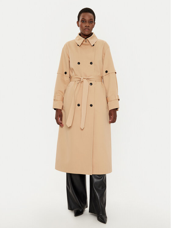 HUGO HUGO Tenchcoat 50529938 Beige Regular Fit