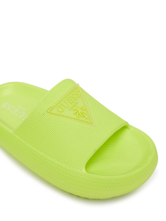 Guess Guess Klapki H6GZ02 WG5X0 Zielony jasny