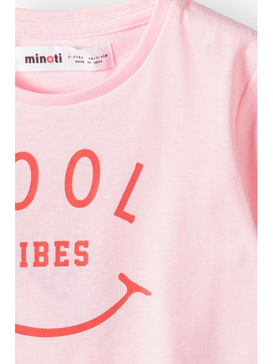 MINOTI MINOTI Top 14tee 32 Różowy Regular Fit