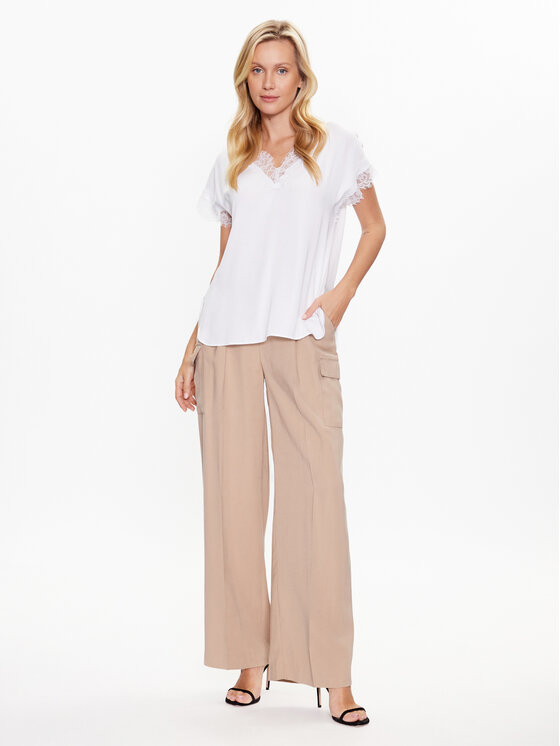 Marc Aurel Marc Aurel Bluza 6061 1000 93144 Bela Regular Fit