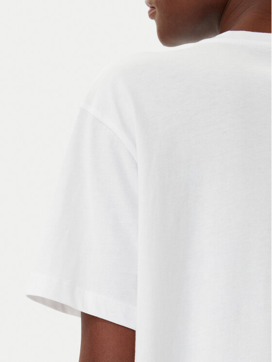 Liu Jo Liu Jo Tricou WA5230 JS904 Alb Regular Fit