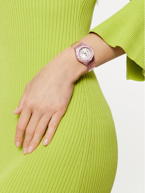 Casio Casio Ρολόι Lady Translucent LRW-200HS-4EVEF Ροζ