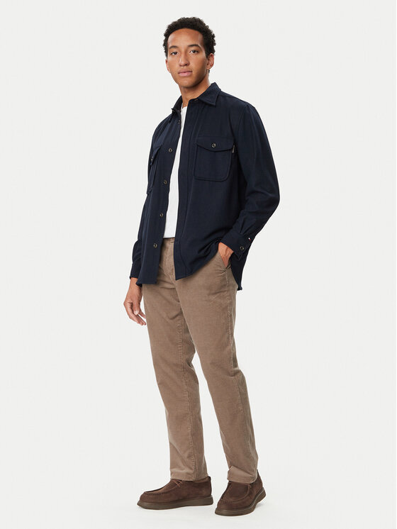 Tommy Hilfiger Tommy Hilfiger Риза-яке Classic MW0MW44603 Тъмносин Regular Fit