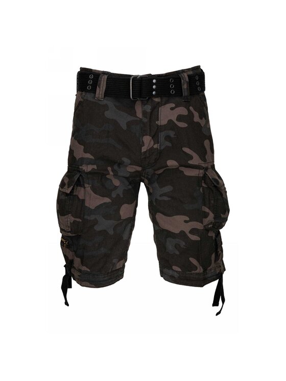 Brandit Brandit Szorty materiałowe 2001.4.M Zielony Regular Fit