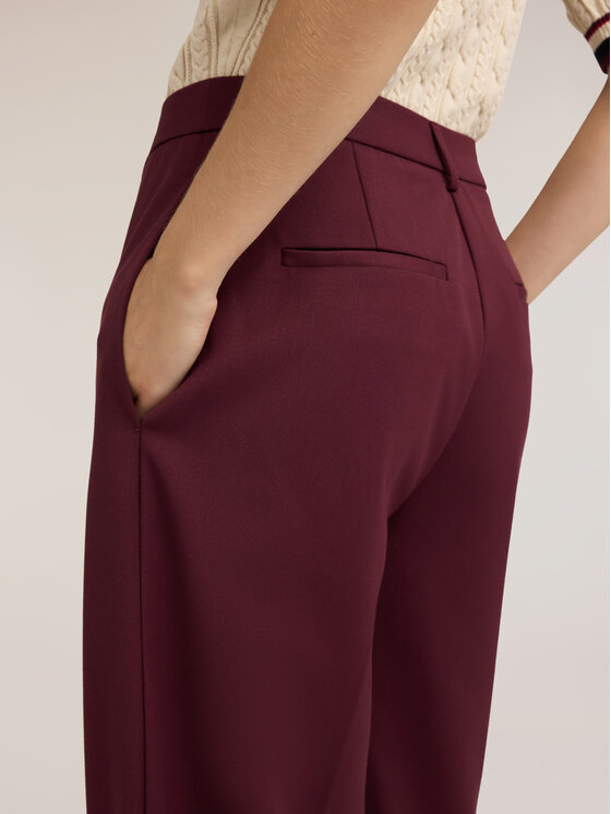 Motivi Motivi Pantaloni di tessuto P04NQ004819N036 Bordeaux Over Fit