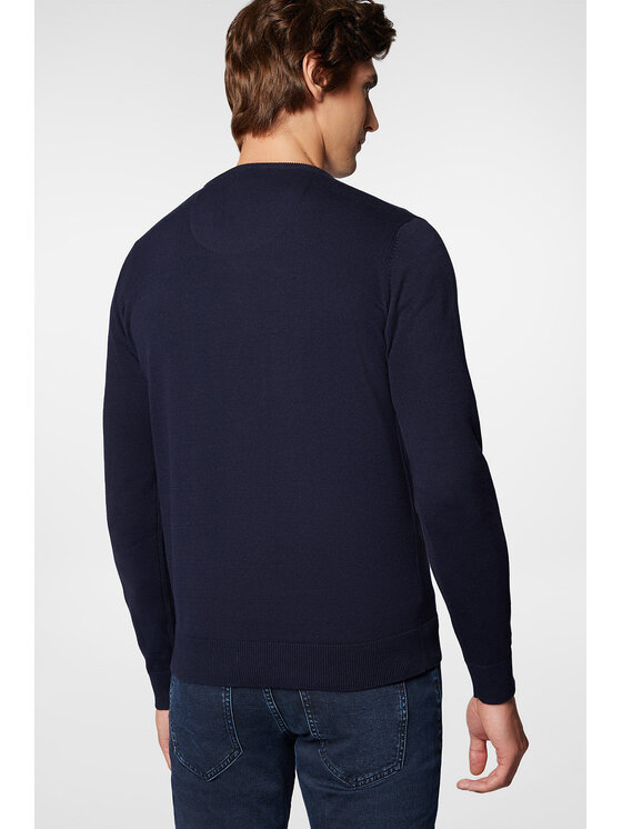 Próchnik Próchnik Sweter PM7 SW073224000002 Granatowy Regular Fit
